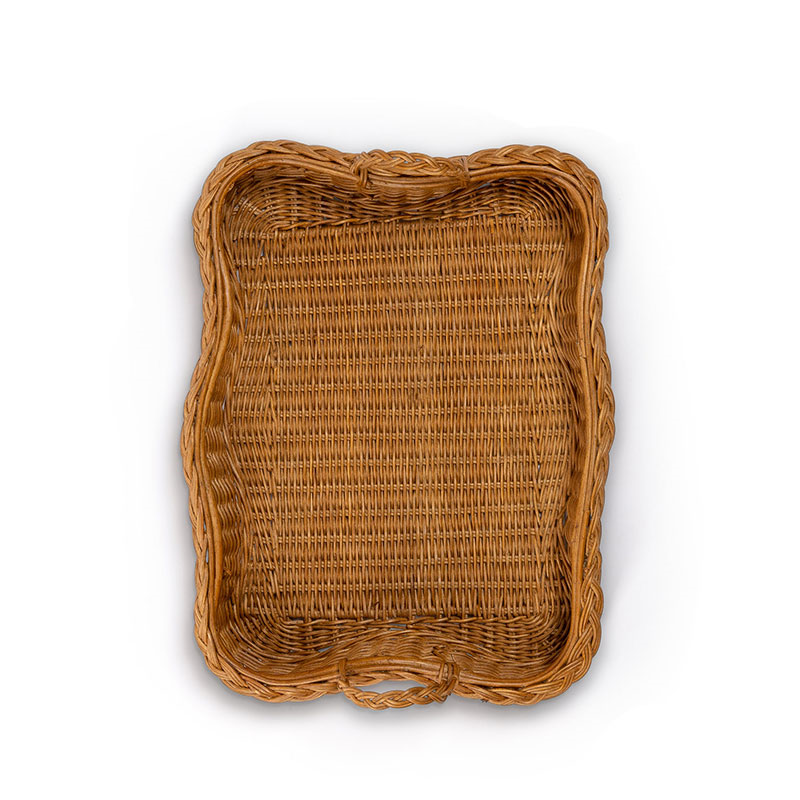 Hadley Rattan Tray, L53 x W40 x H10cm, Natural-4