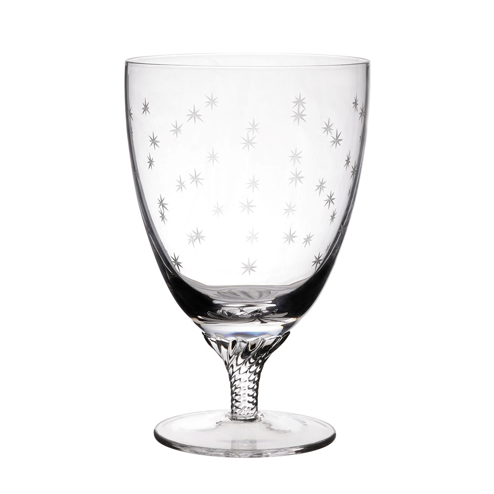 Stars Set of 6 bistro glasses, 225ml, Crystal-0