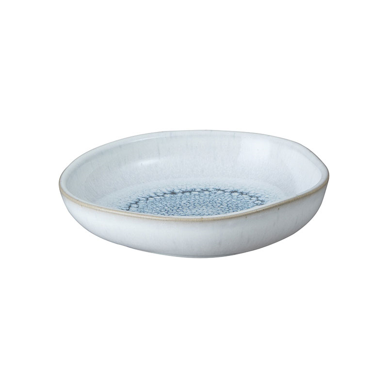 Kiln Blue Small Organic Dish, D13cm-0