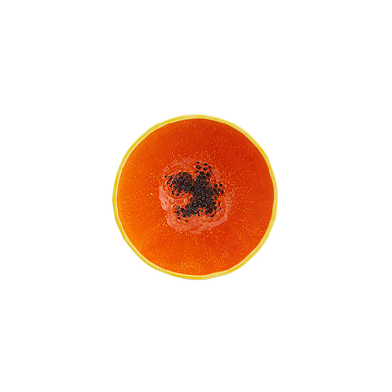 Tropical Fruits Papaya Bowl, D14cm, Multi-0