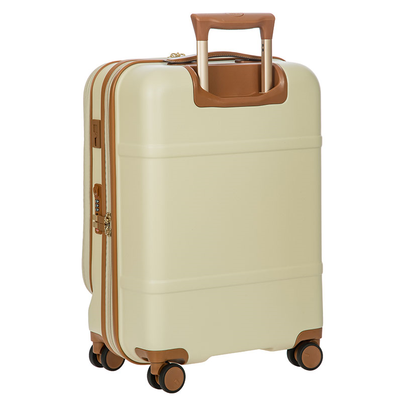 Bellagio Carry-On Suitcase with Front Pocket, H55 x L38 x W23/27cm, Cream-3