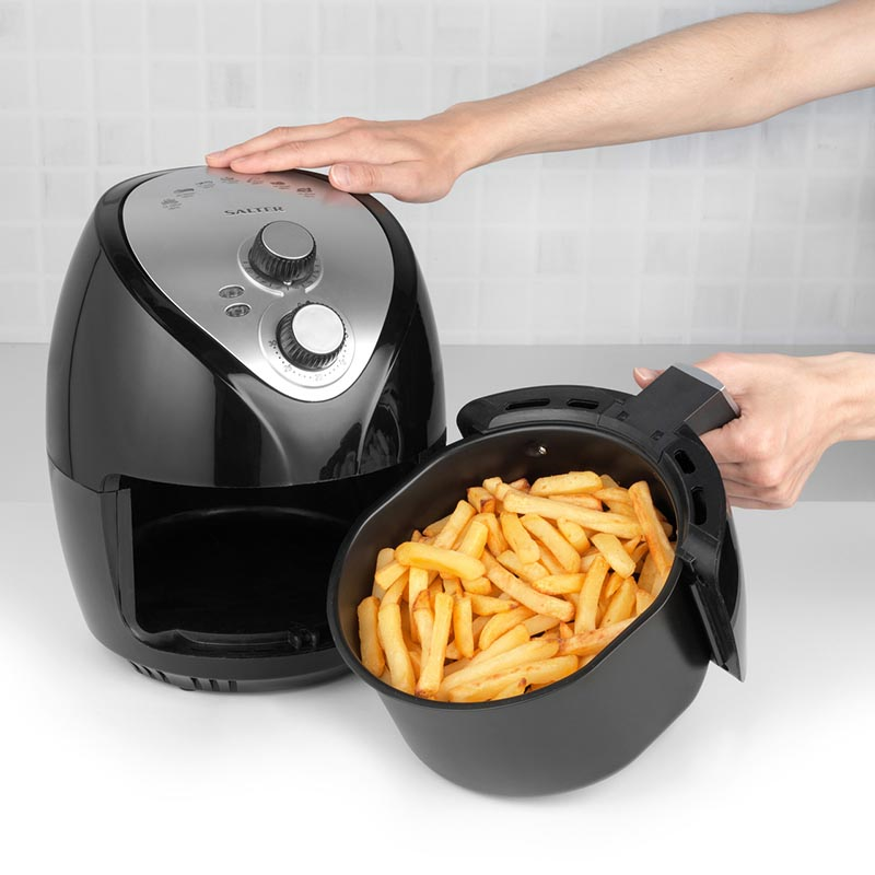 Hot Air Fryer, 3.2L, Black-0