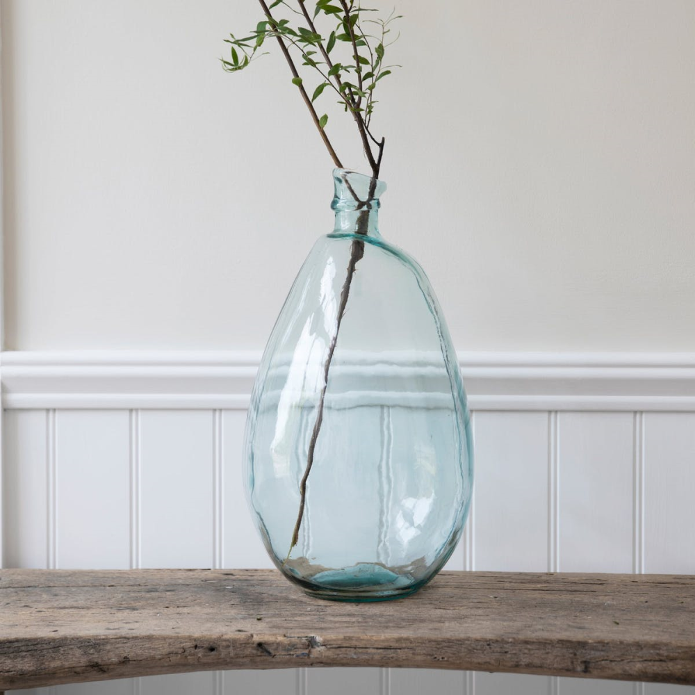 Wells Tall Bubble Vase, H22cm, Clear-0