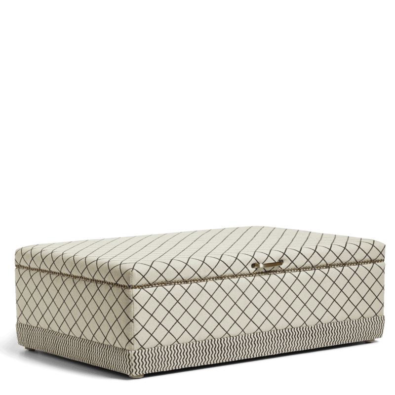 Agnes Upholstered Ottoman, 124 x 80cm, Monochrome-0