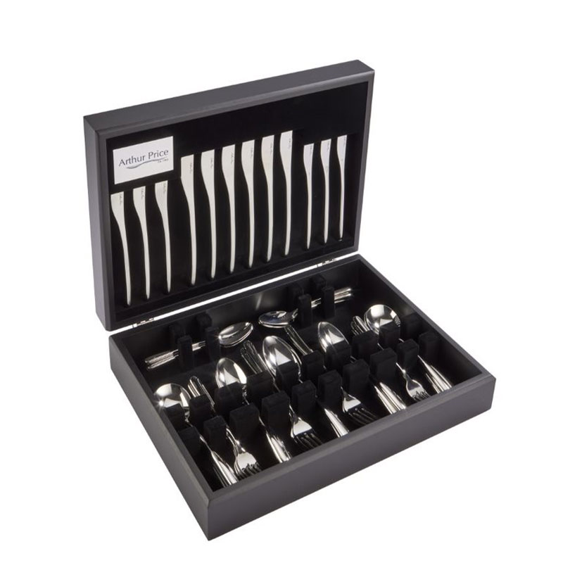 Signature Echo 44 Piece 6 Person Cutlery Canteen, Stainless Steel-0