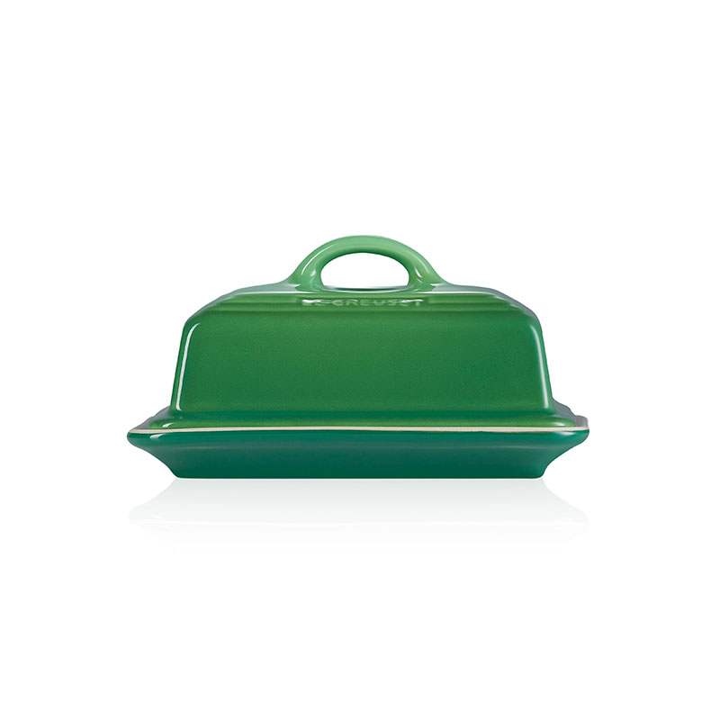 Stoneware Butter Dish, Bamboo Green-2