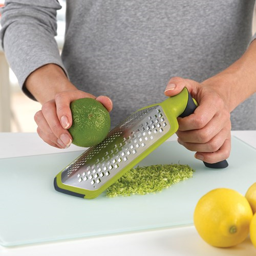 Twist 2-in-1 grater - coarse & fine, Green-0