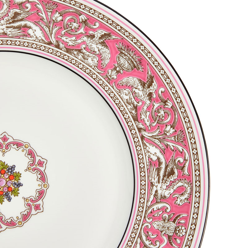 Florentine Plate, D27.3cm, Fuchsia-4