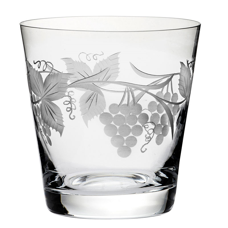 Grapevine Large Tumbler, 330ml, Clear-0