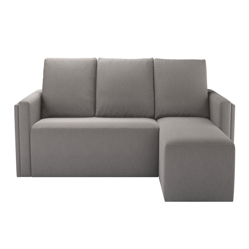 Oswald Left Hand Facing Module Sofa, Pigeon Grey-0