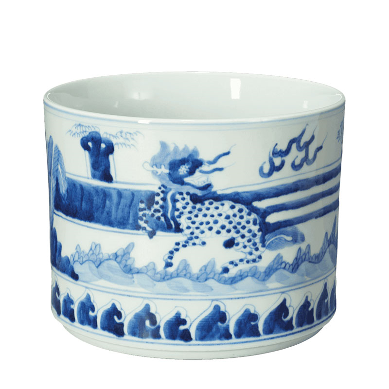 Daqing Planter, small, Blue-0