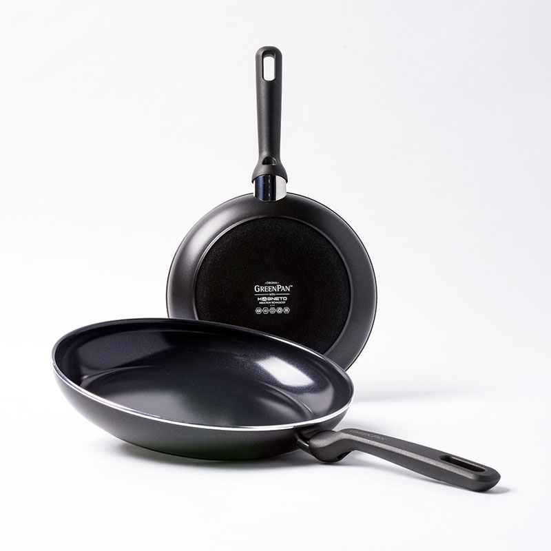 Memphis Non-Stick Frying Pan Set, Black-0