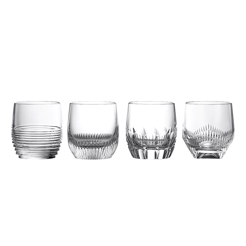 Mixology Set of 4 Tumblers, 255ml, Clear-0