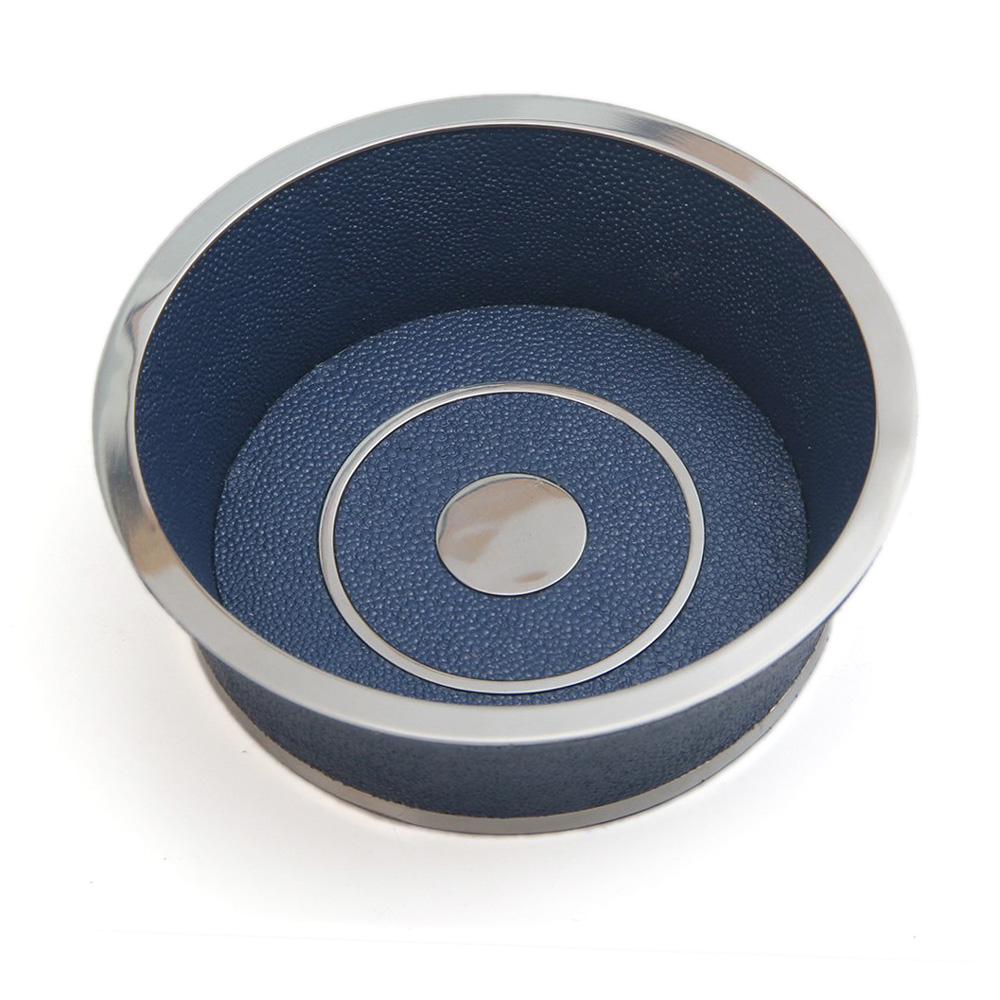 Wine Bottle Coaster, Nile Blue Shagreen-0