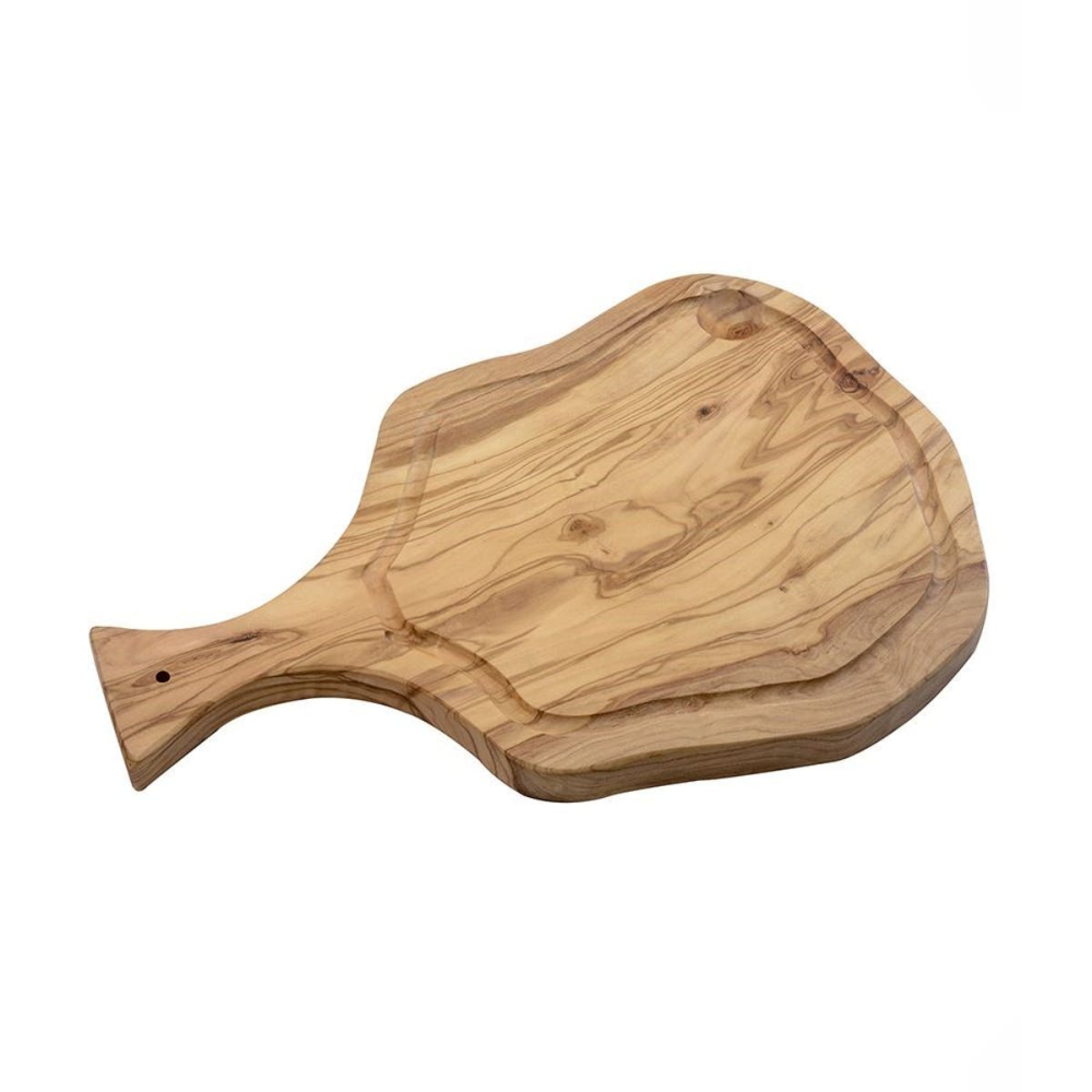 Rustic chopping board with grove, 40cm-0