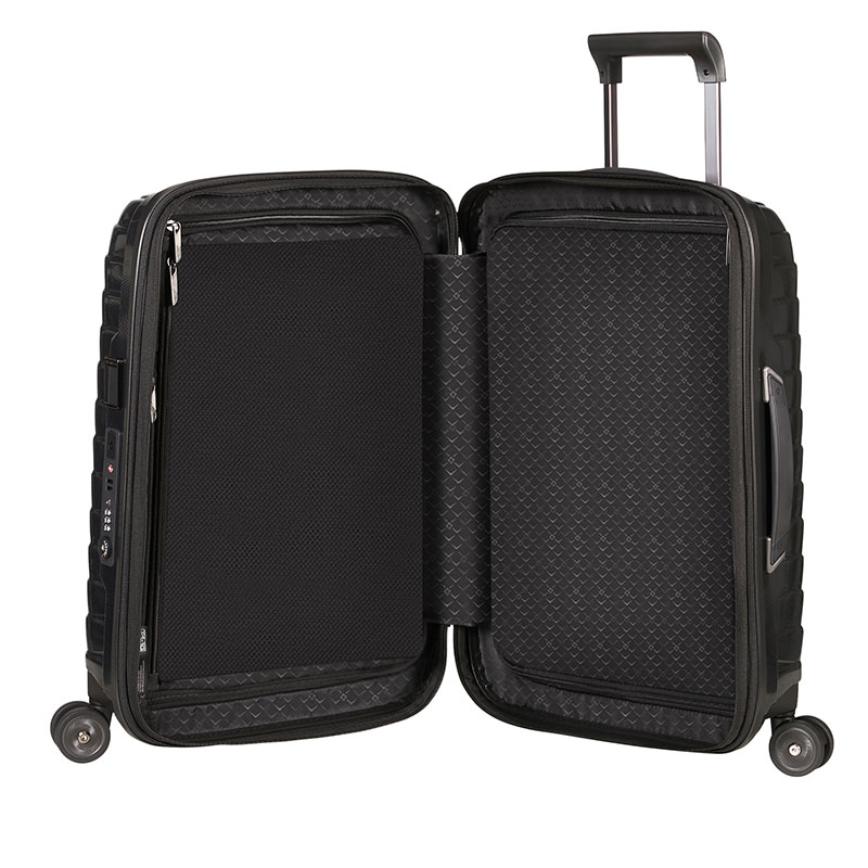 Proxis Cabin Suitcase, H55 x L40 x W20/23cm, Black-2