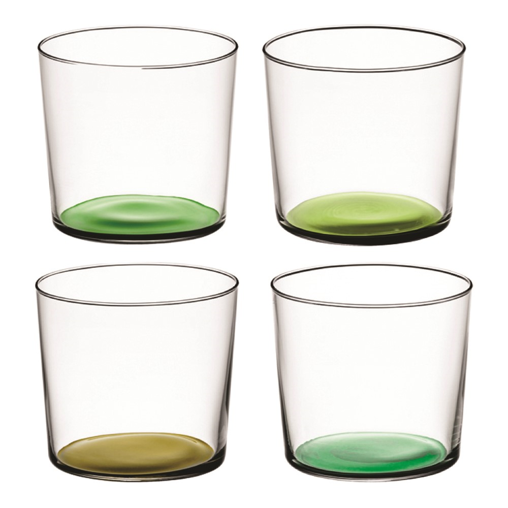 Coro Set of 4 tumblers, 310ml, leaf assorted-0