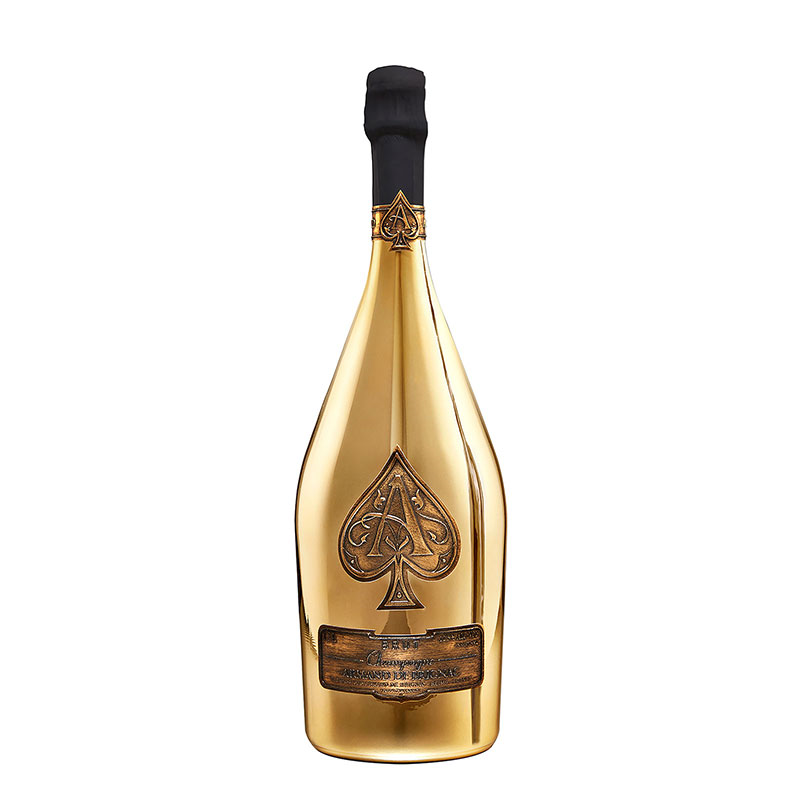 Armand de Brignac Gold Brut Champagne in Velvet Bag, 75cl-0