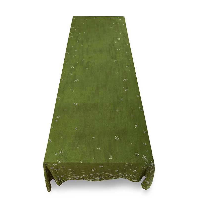 S&Bee Tablecloth, 300cm x 165cm, Avocado Green-1