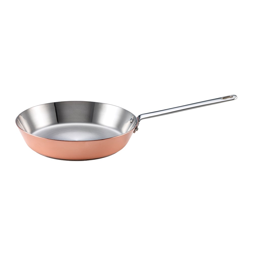 Maitre D' Induction fry pan, D26cm, Copper And Stainless Steel-0