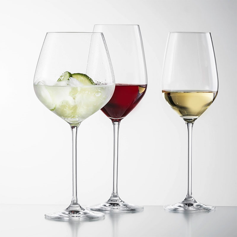 Fortissimo Set of 4 Red Wine Glass, 505ml, Clear-1