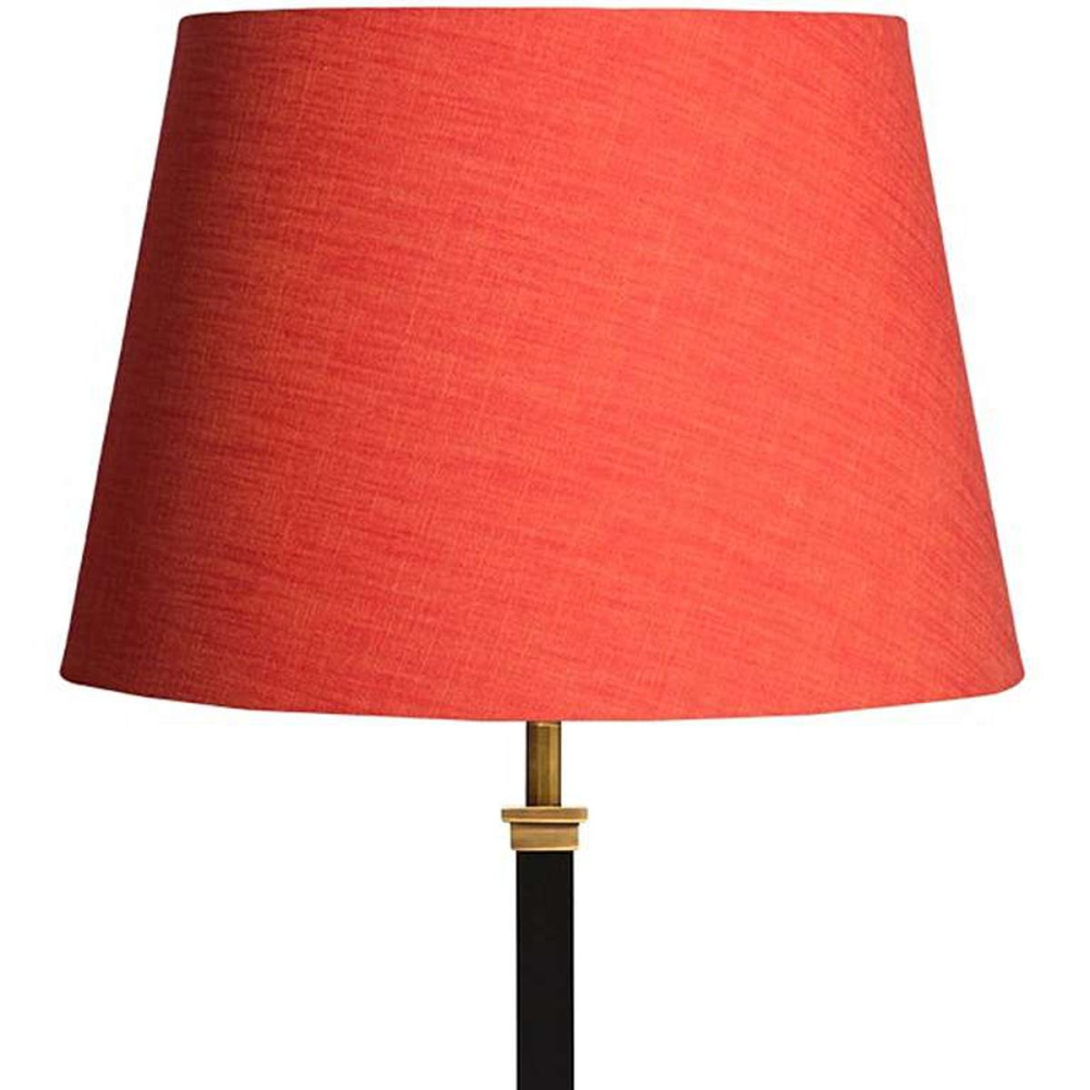 Straight empire Shade, 30cm, Terracotta chambray-0