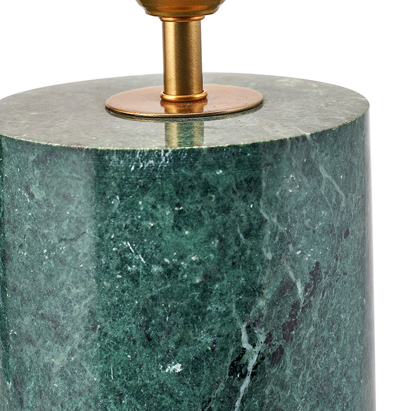 Kiorini Table Lamp Base, H35cm, Green Marble-9