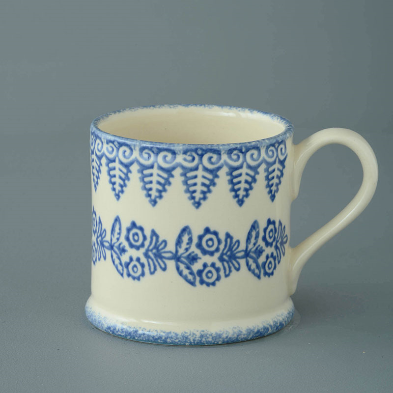 Lacey Blue Mug, large-0