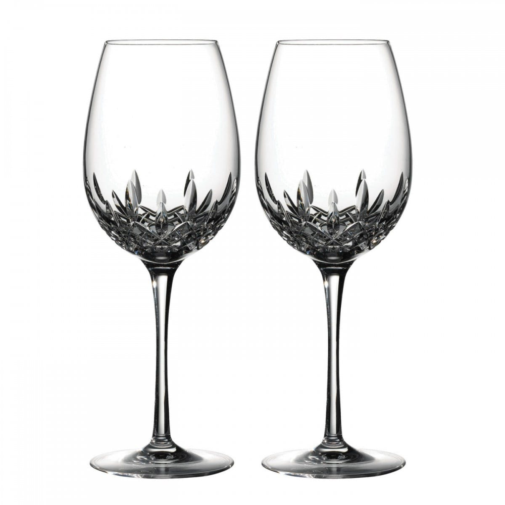 Lismore Essence Pair of red wine goblets-0