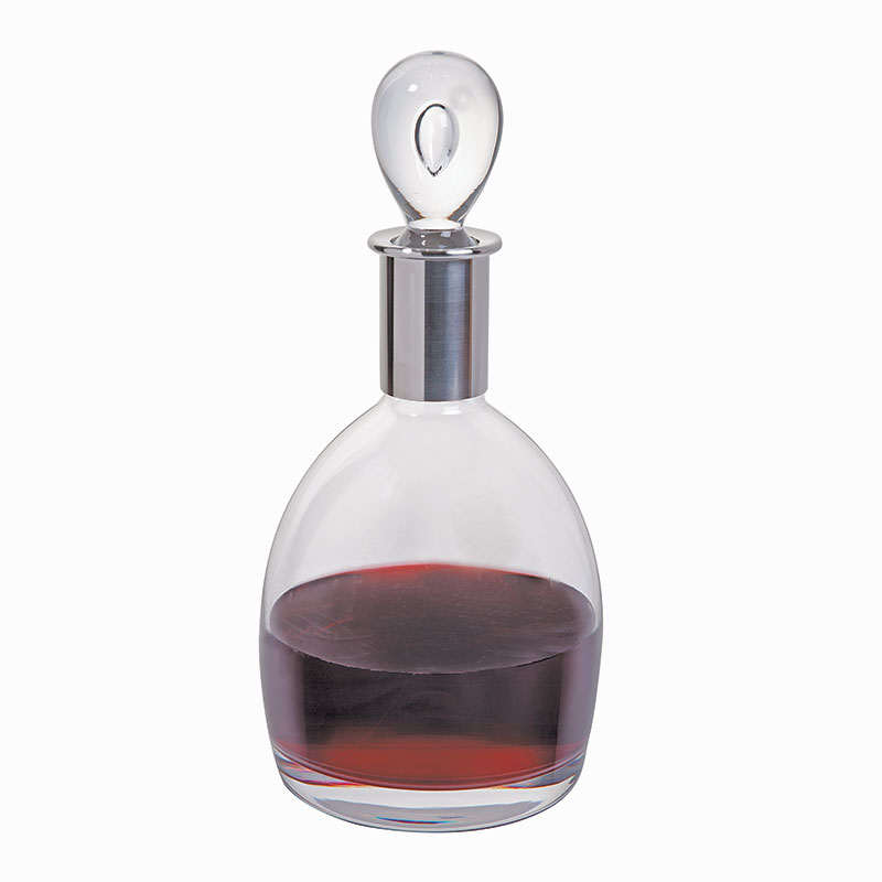 Soren Short Decanter, 750ml, Clear-1