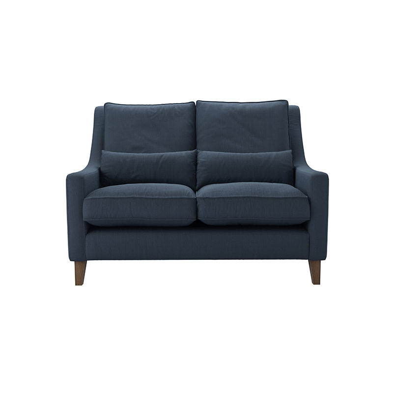 High Back Iggy 2 Seat Sofa, H101cm x W136cm x D97cm, Midnight Blue-0