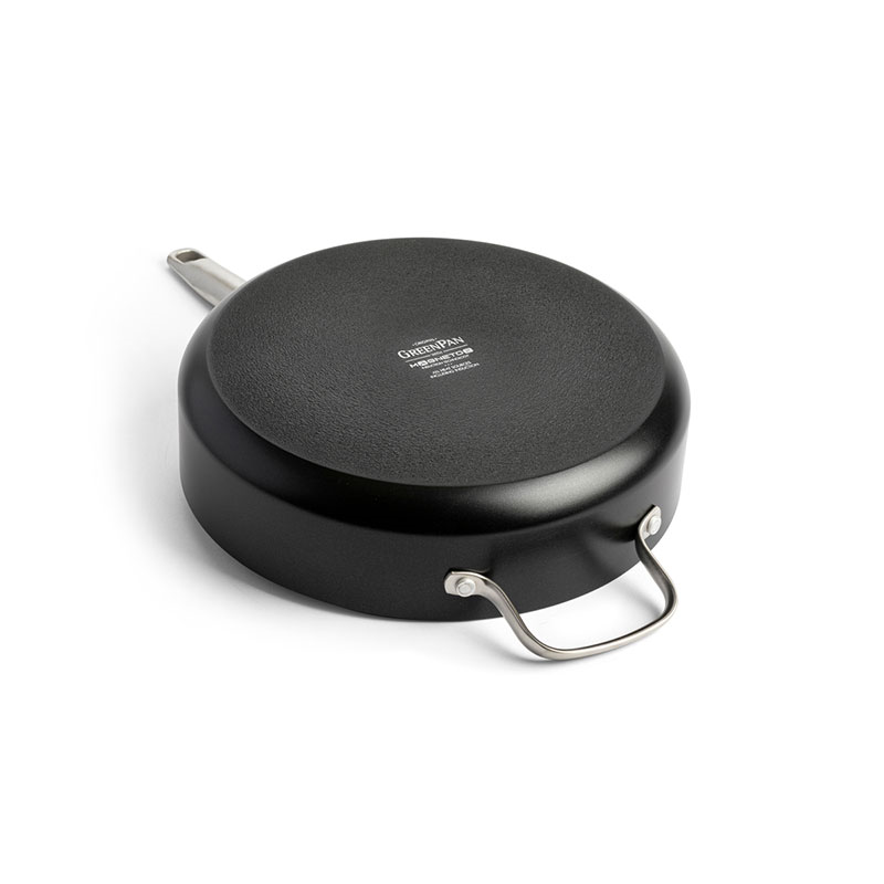 Copenhagen Non-Stick Skillet with Lid, 24, Black-3