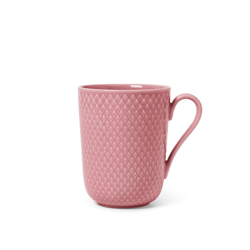 Rhombe Mug, 330ml, Rose-0