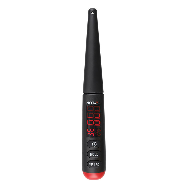 Digital Step Stem Thermometer, Black-2