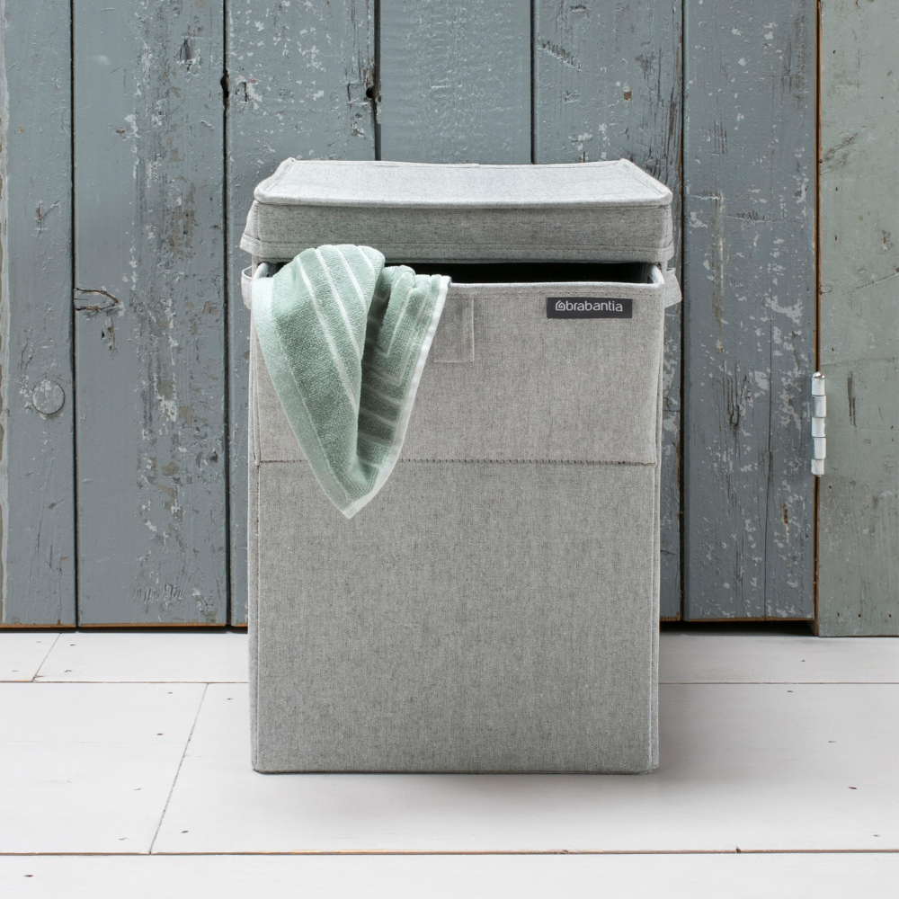 Stackable laundry box, 35 litre, Grey-0