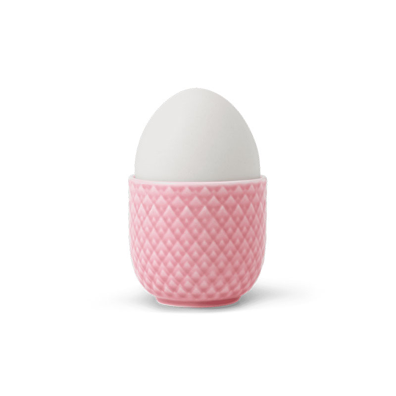 Rhombe Egg Cup, D5 x H4.5cm, Rose-2