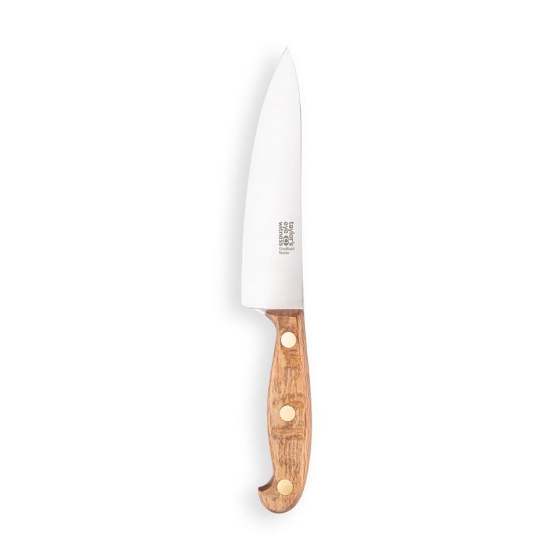 Heritage Oak Cooks Knife, 15cm-1