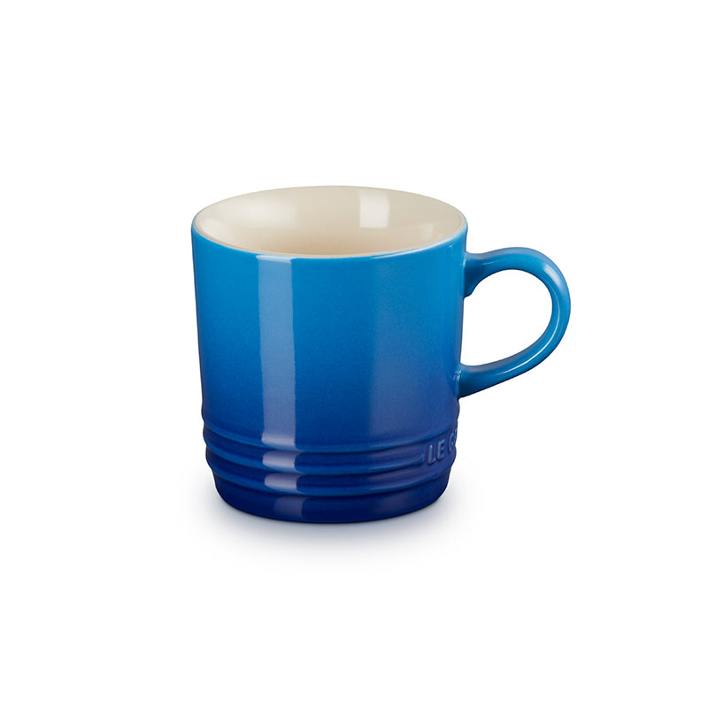 Stoneware Cappuccino Mug, 200ml, Azure-0