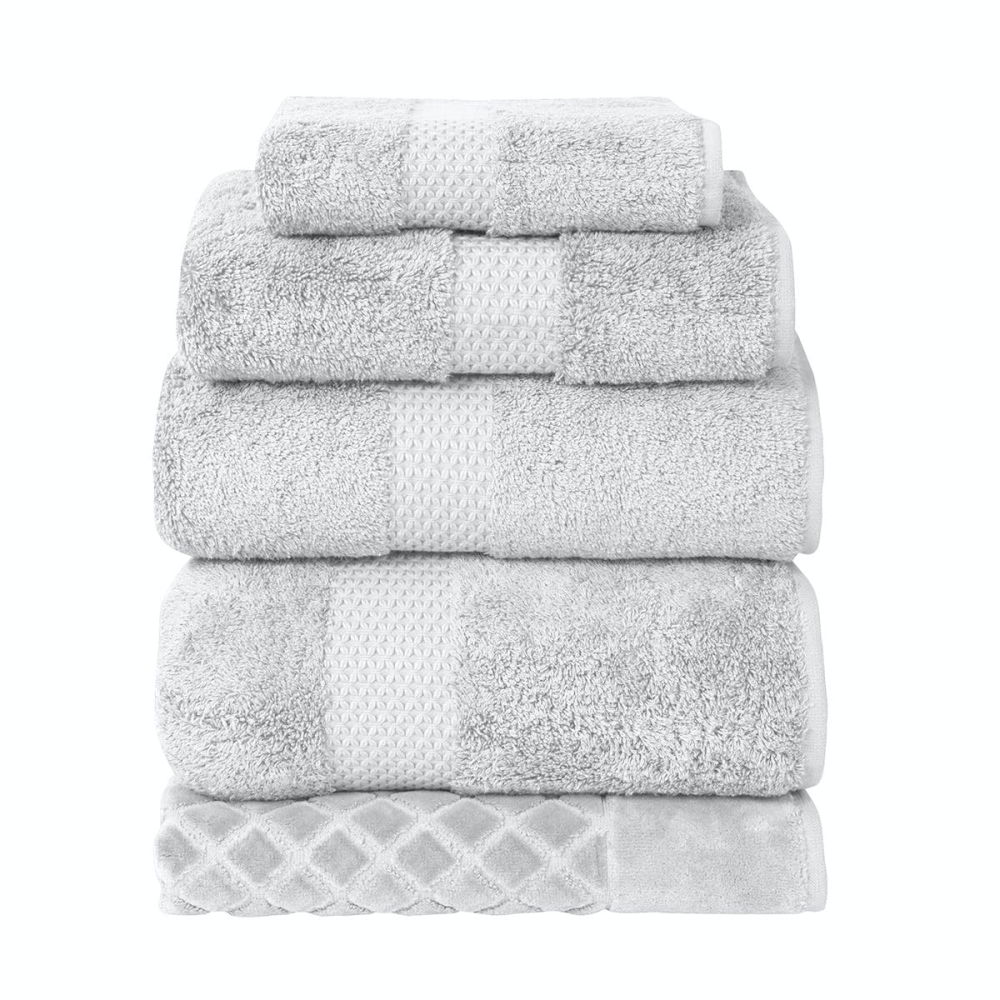 Etoile Hand towel, 55 x 100cm, Silver-0