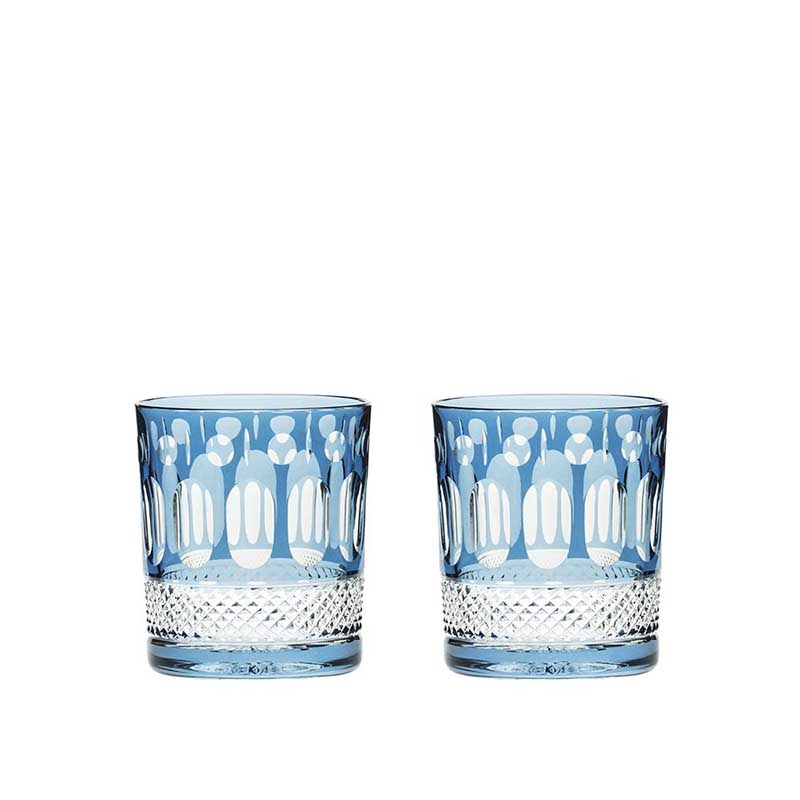 Belgravia Set of 2 Large Tumblers, 330ml, Blue-0