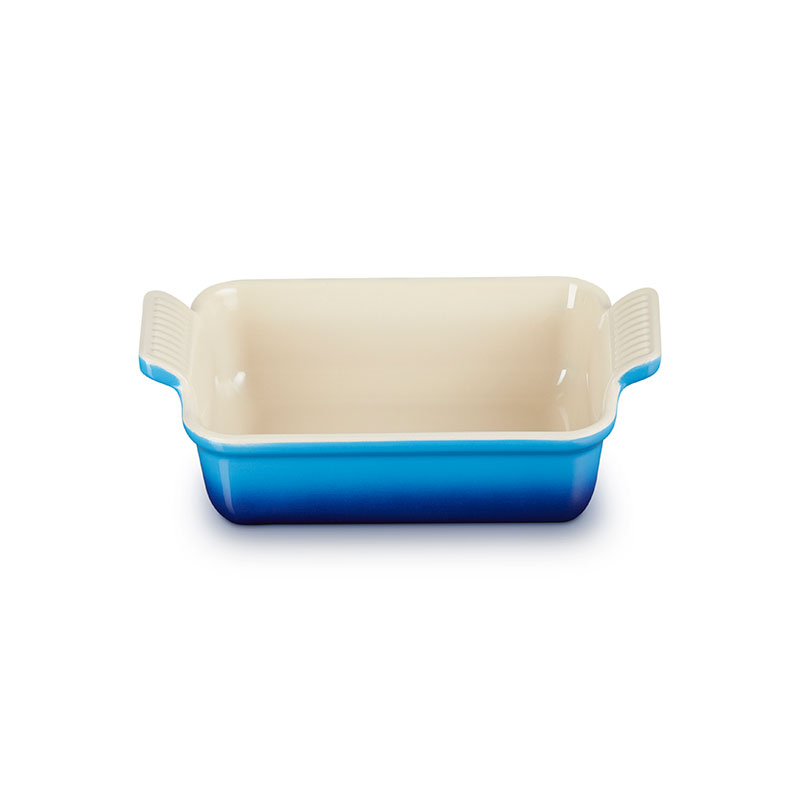 Stoneware Heritage Rectangular Dish, 19cm, Azure-0