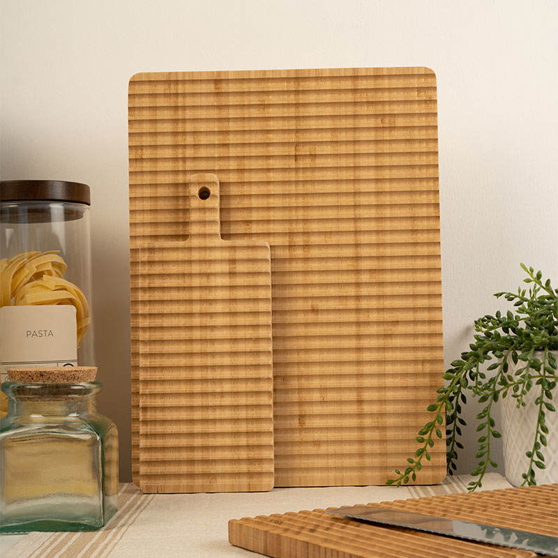 Bamboo Mini Prep Board, 24cm x 10cm-0