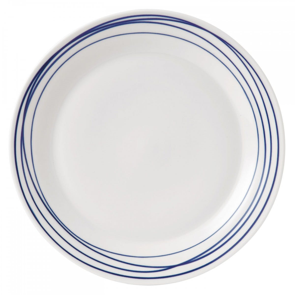 Pacific - Lines Dinner plate, 28cm, Blue-0