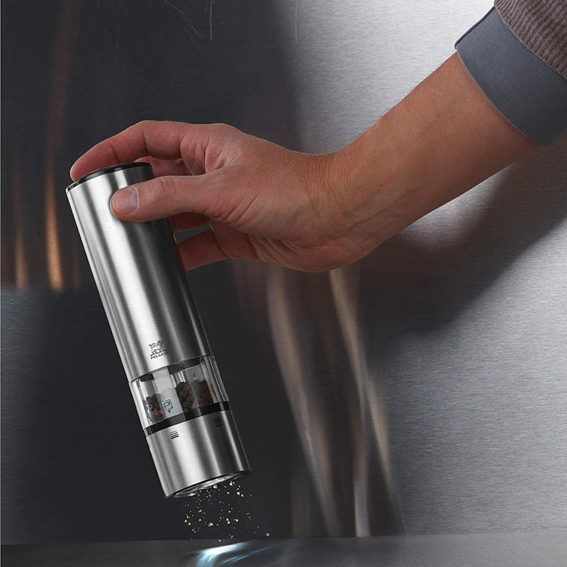 Elis Sense u' Select Electric pepper mill, 20cm, Brushed Stainless Steel Finish-1