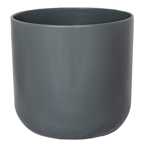 Lisbon Planter, H25.5 x W26 x D26cm, Charcoal-0