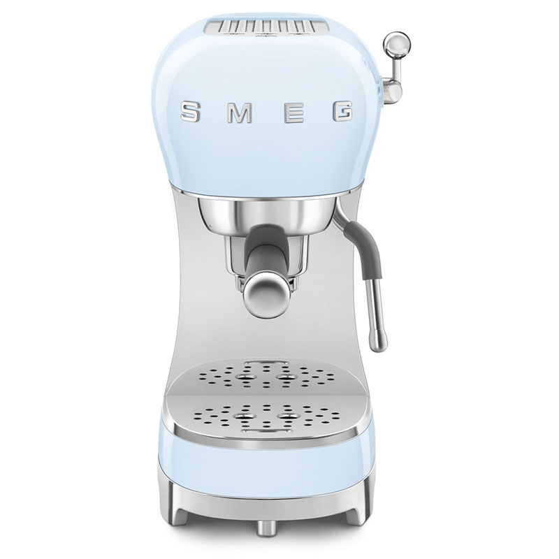 50's Style Espresso Coffee Machine, Pastel Blue-0