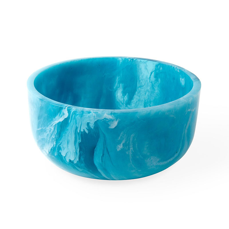 Mustique Salad Bowl, D28cm, Blue-1