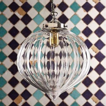 Pendant Light, Aquila, Antiqued Silver, Large-0