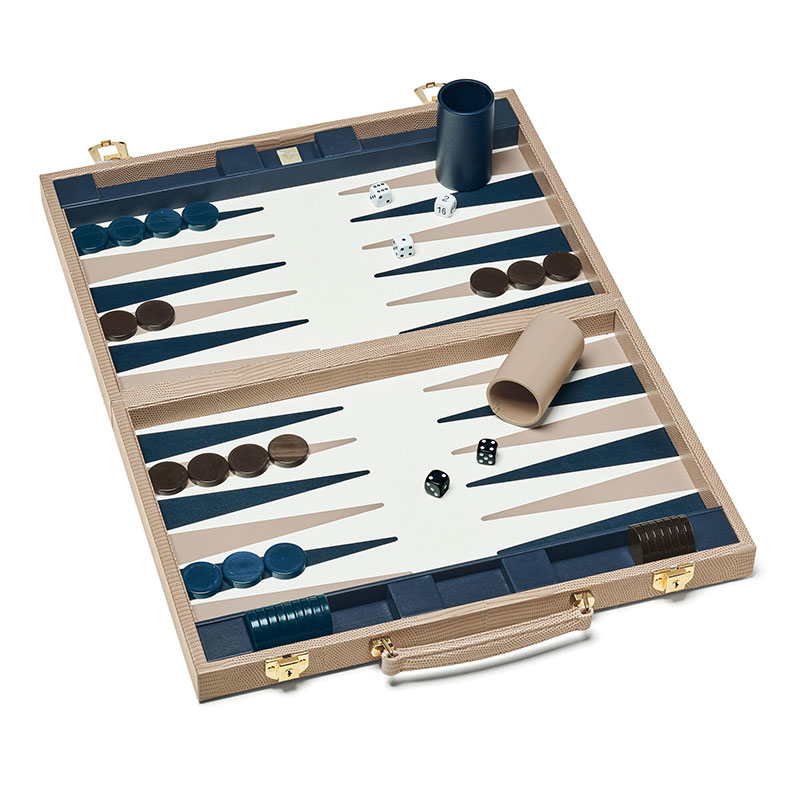 Backgammon Set, L45cm x W30cm, Latte-2