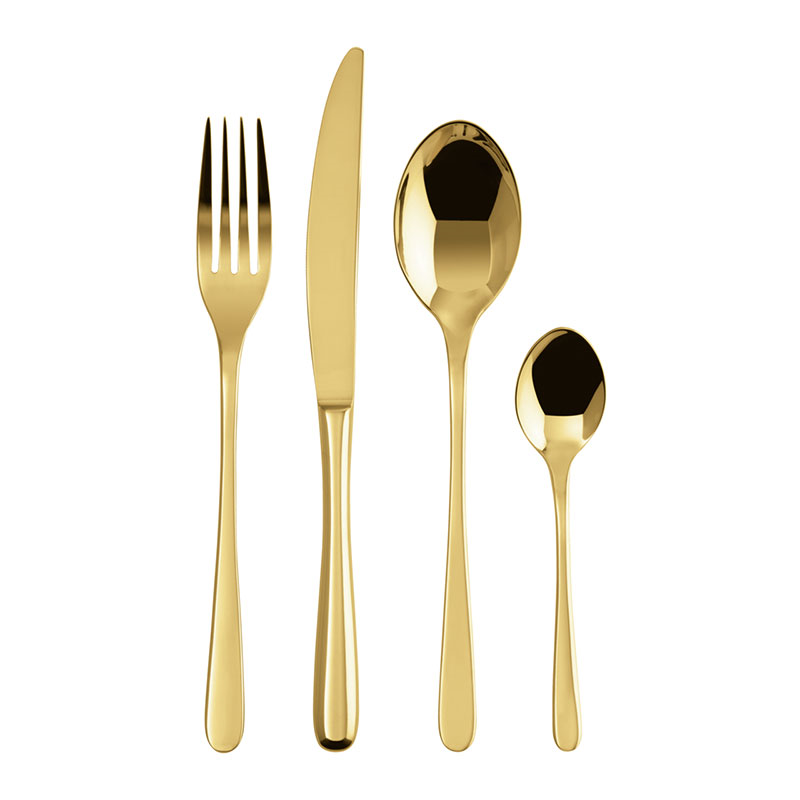 Taste 24 Piece Cutlery Set, Gold-0